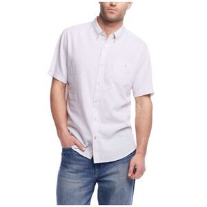 Weatherproof Vintage 100% Washable Linen Button Down White Sz XXL Short Sleeve